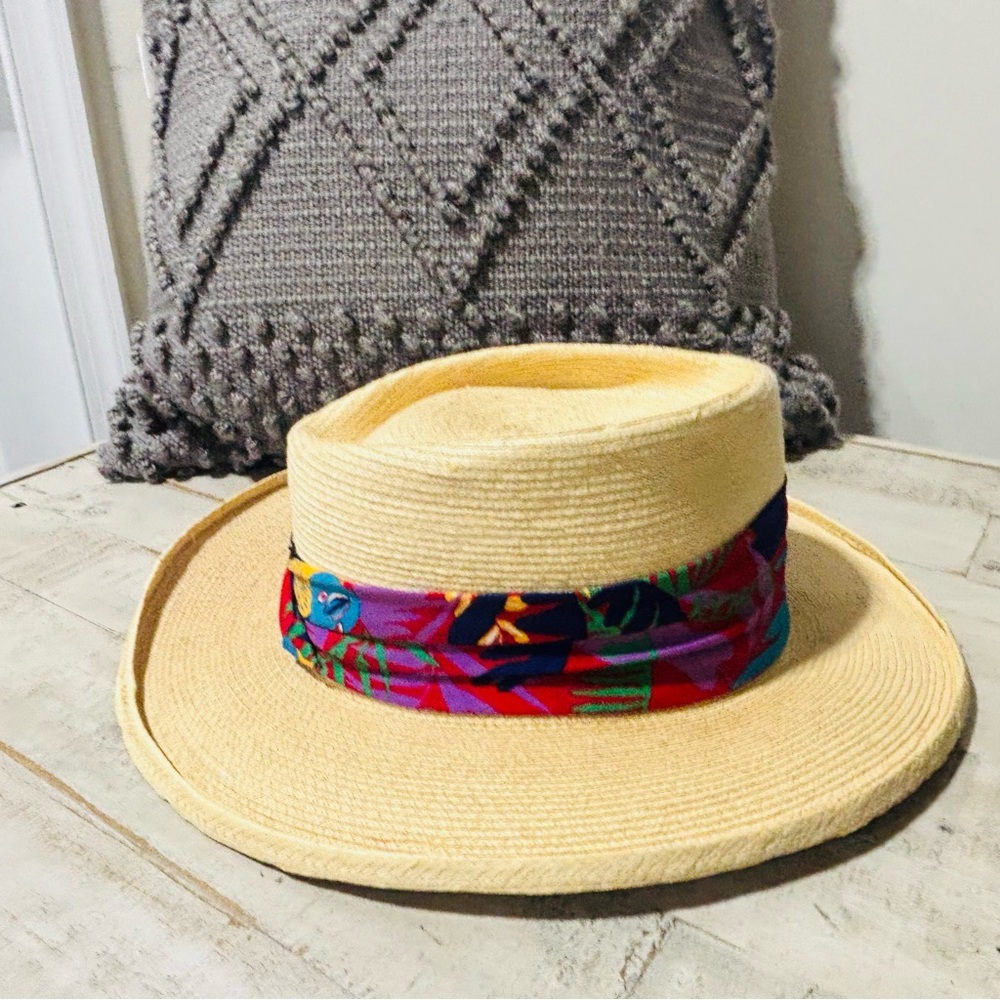 Vintage 70’s❤️Maya-Quice Indian Handmade Plantation Hat